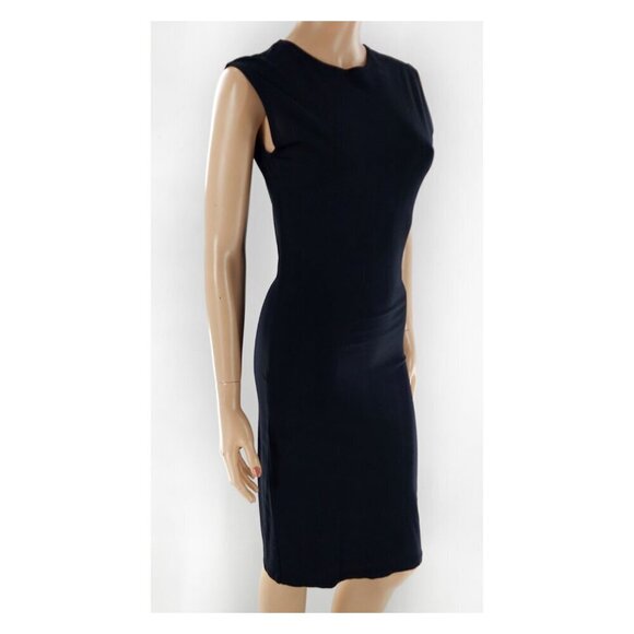 ANTEPRIMA Black Sheath Dress Made in Japan - Picture 2 of 7
